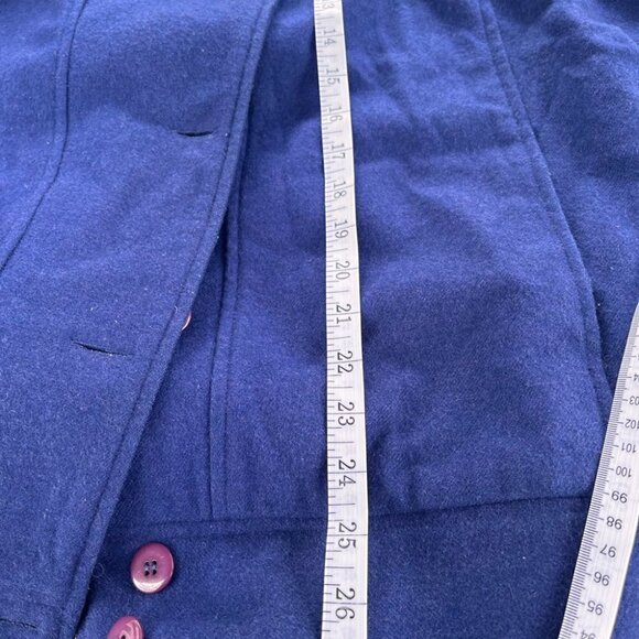 - Vintage jacket size purle/bleu size 42 brand Eric alexandre - Picture 4 of 8